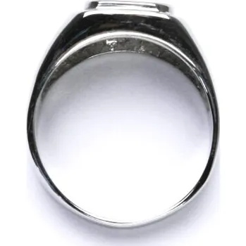 Prsten Stříbrný prsten, čirý zirkon, prstýnek ze stříbra s čirými zirkony, 3,73 g