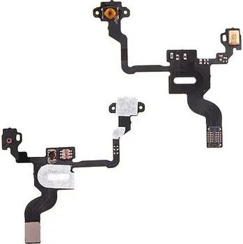 Flex kabel s mikrospínačem power, SMD mikrofonem a proximity senzorem pro Apple iPhone 4 - kvalita A