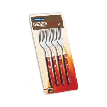 Příbor TRAMONTINA vidlička JUMBO červený 4ks