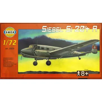 Plastikový model 1/72 Siebel Si-204 A (1x Lufthansa, 1x Luftwaffe)
