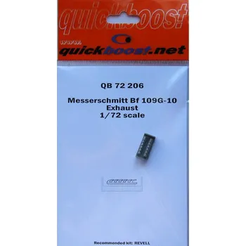 Plastikový model 1/72 Bf 109G-10 exhaust (REV)