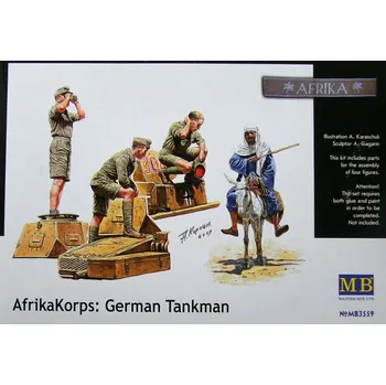 Plastikový model 1/35 Afrika Korps - German Tankmen