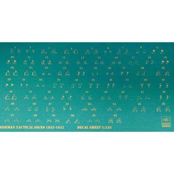 Plastikový model 1/35 Decal German Tactical Symbols WWII (part 1)