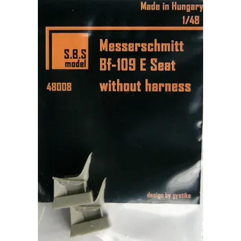Plastikový model 1/48 Bf-109E - Seats without harness (2 pcs.)