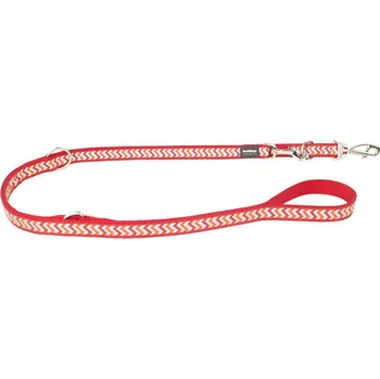 Red Dingo vodítko přepínací Ziggy Rfx 25 mm/2 m, červené