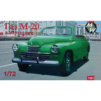 Plastikový model 1/72 GAZ M-20 Cabriolet