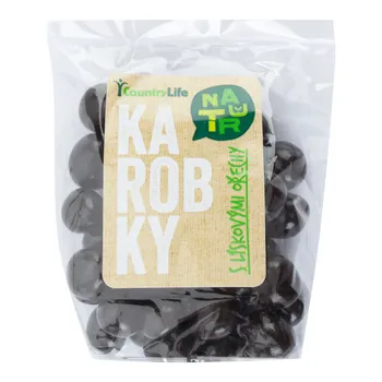 Sušená potravina Country Life Karobky s para ořechy 100 g