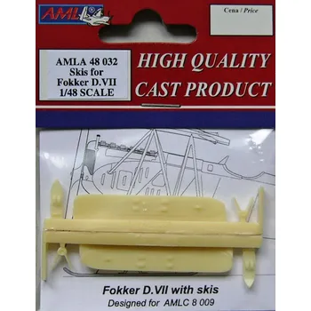 Plastikový model 1/48 Fokker D.VII - skis (Finnish version)