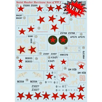 Plastikový model 1/72 Hawker Hurricane Soviet Aces WW2 (wet decals)