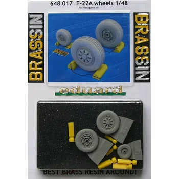 Plastikový model BRASSIN 1/48 F-22A wheels