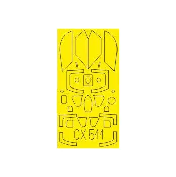 Plastikový model Mask 1/72 MiG-21MF (EDU)