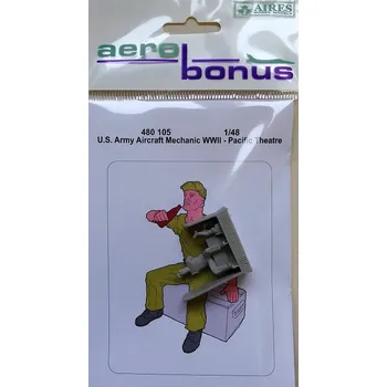 Plastikový model 1/48 US Army aircr.mechanic WWII Pacific theatre 1