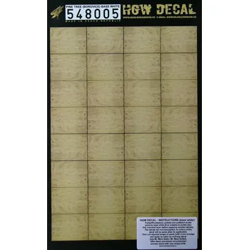 Plastikový model 1/48 Decals Pine Tree - Type II. (base white)