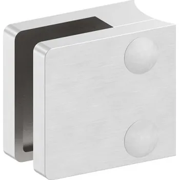 Zábradlí Feldmann 2233-V2A - nerezový držák skla na trubku pr. 33,7 mm - model 22, AISI 304 brus