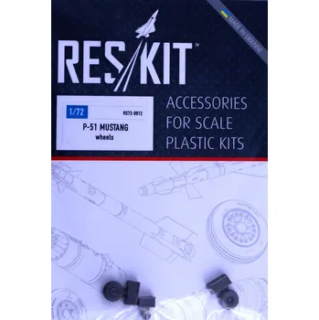 Plastikový model 1/72 N.A. P-51 MUSTANG wheels set (TAM,ITA,ACAD)