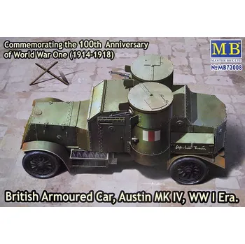 Plastikový model 1/72 Austin MK IV British Armoured Car WWI