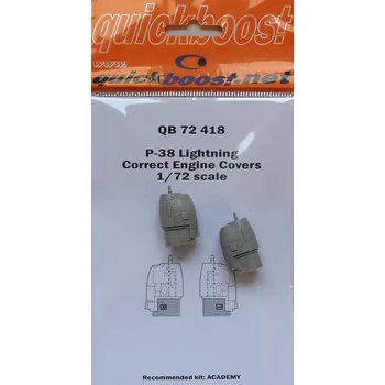 Plastikový model 1/72 P-38 Lightning correct engine covers (ACAD)