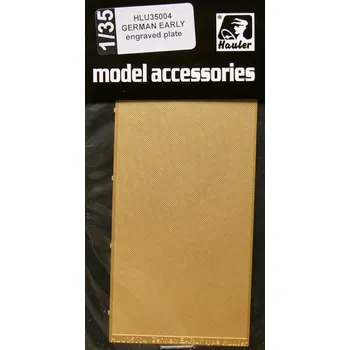 Plastikový model 1/35 Engraved plate - German Early