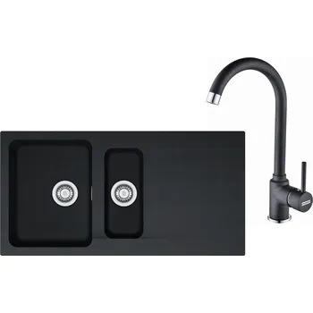 Tectonitový dřez Franke T45Č OID 651 + baterie FP 9000.099 černý