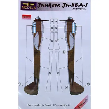 Plastikový model 1/72 Mask Junkers Ju-88A-1 (ITAL)