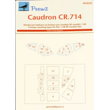 Plastikový model 1/48 Canopy mask Caudron CR.714 (RS MODEL)