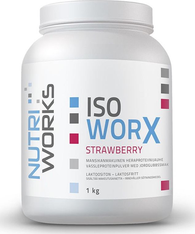 Nutri Works Iso Worx 1 kg jahoda od 1 247 K Zbozi.cz