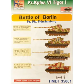 Plastikový model 1/35 Decals Pz.Kpfw.VI Tiger I Battle of Berlin