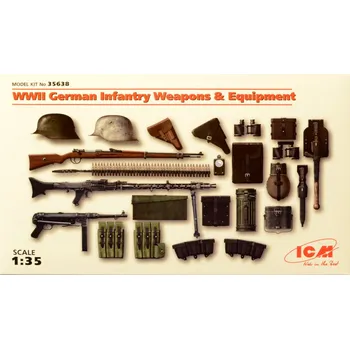Modelářství 1/35 German WWII Infantry Weapons & Equipment