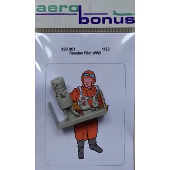 Plastikový model 1/32 Russian pilot WWII