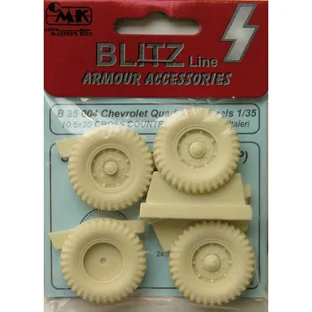 autíčko 1/35 Chevrolet 4x4 wheels Cross Country (DUNLOP)
