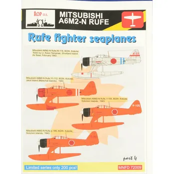 Plastikový model 1/72 Decals A6M2-N RUFE fighter seaplanes