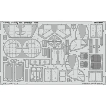 Plastikový model Eduard 1/48 Firefly Mk.I exterior (TRUMPETER)
