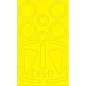 Plastikový model Mask 1/48 Super Étendard (KIN)