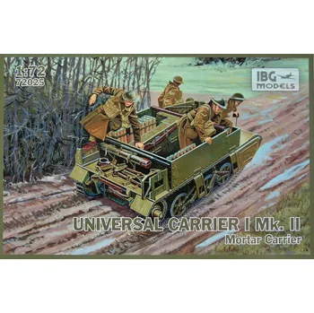 Plastikový model 1/72 Universal Carrier I Mk.II MORTAR CARRIER