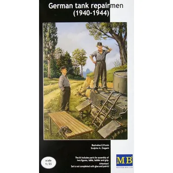 Plastikový model 1/35 German tank repairmen (1940-1944)