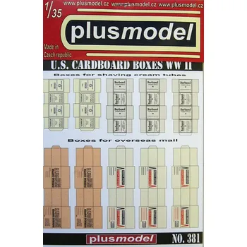 Plastikový model 1/35 U.S. Cardboard Boxes WWII Part 1