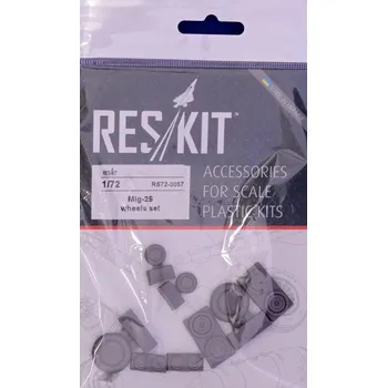 Plastikový model 1/72 MiG-25 wheels set (ICM,Condor)