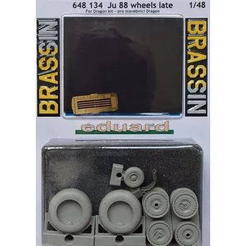 Plastikový model BRASSIN 1/48 Ju 88 wheels late (DRAG)