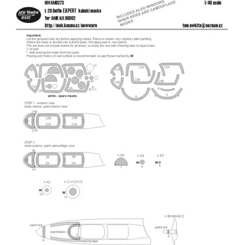 Plastikový model 1/48 Mask L-29 Delfin EXPERT (AMK 88002)