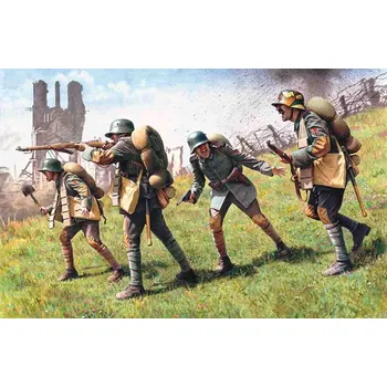 Plastikový model 1/35 German Assault Troops (1917-1918)