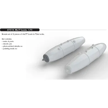 Plastikový model BRASSIN 1/72 Mk.77 bombs