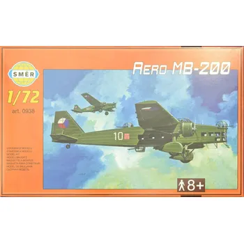 Plastikový model 1/72 AERO MB-200 (2x CSR, Luftwaffe 1939)