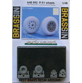 Plastikový model BRASSIN 1/48 P-51 wheels