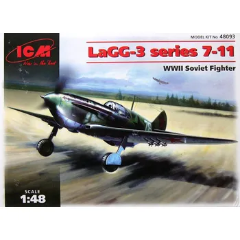 Plastikový model 1/48 LaGG-3 series 7-11 Soviet fighter WWII