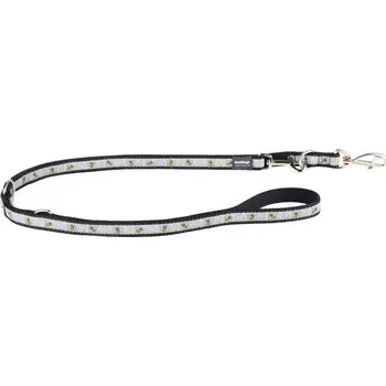 Red Dingo vodítko přepínací 25 mm/2 m, Bumble Bee Black