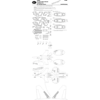 Plastikový model 1/48 Mask Su-27 Flanker B EXPERT (HOBBYB 81711)