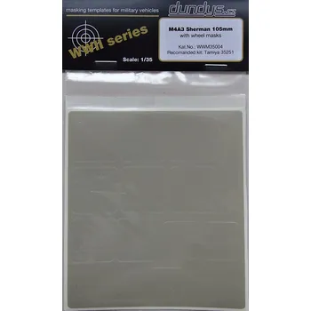 Plastikový model 1/35 Mask M4A3 Sherman 105mm (for Tamiya 35251)