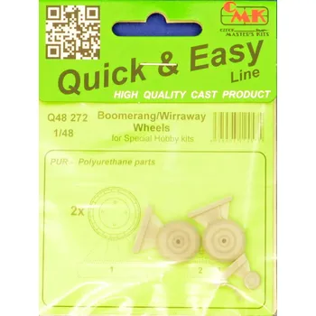 Plastikový model 1/48 Boomerang/Wirraway Wheels (SP.HOBBY)