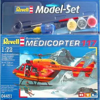 Plastikový model Revell ModelSet Medicopter 117 1:72
