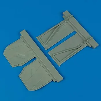 Plastikový model Quickboost 1/32 P-51B Mustang undercarriage covers (TRUMP)
